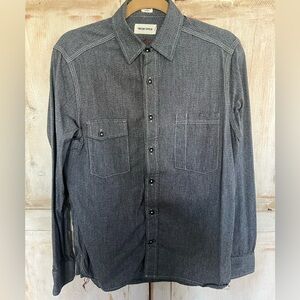 Taylor Stitch (made in California) salt n pepper button down (M/38)